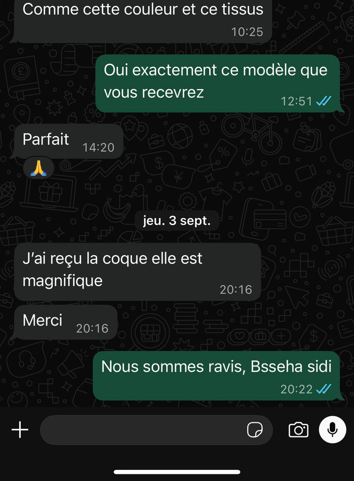 Capture d'avis client