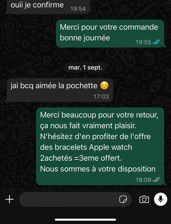 Capture d'avis client