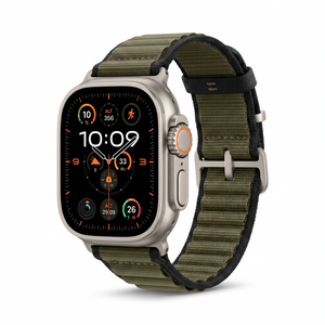 Bracelet Alpine Loop Vert militaire/Noir